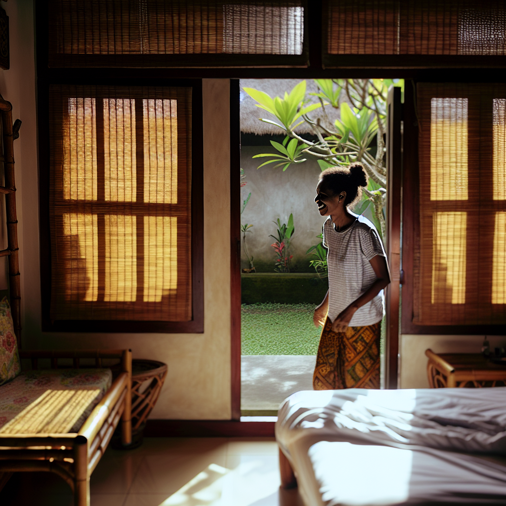 Morning in Bali for SA intern