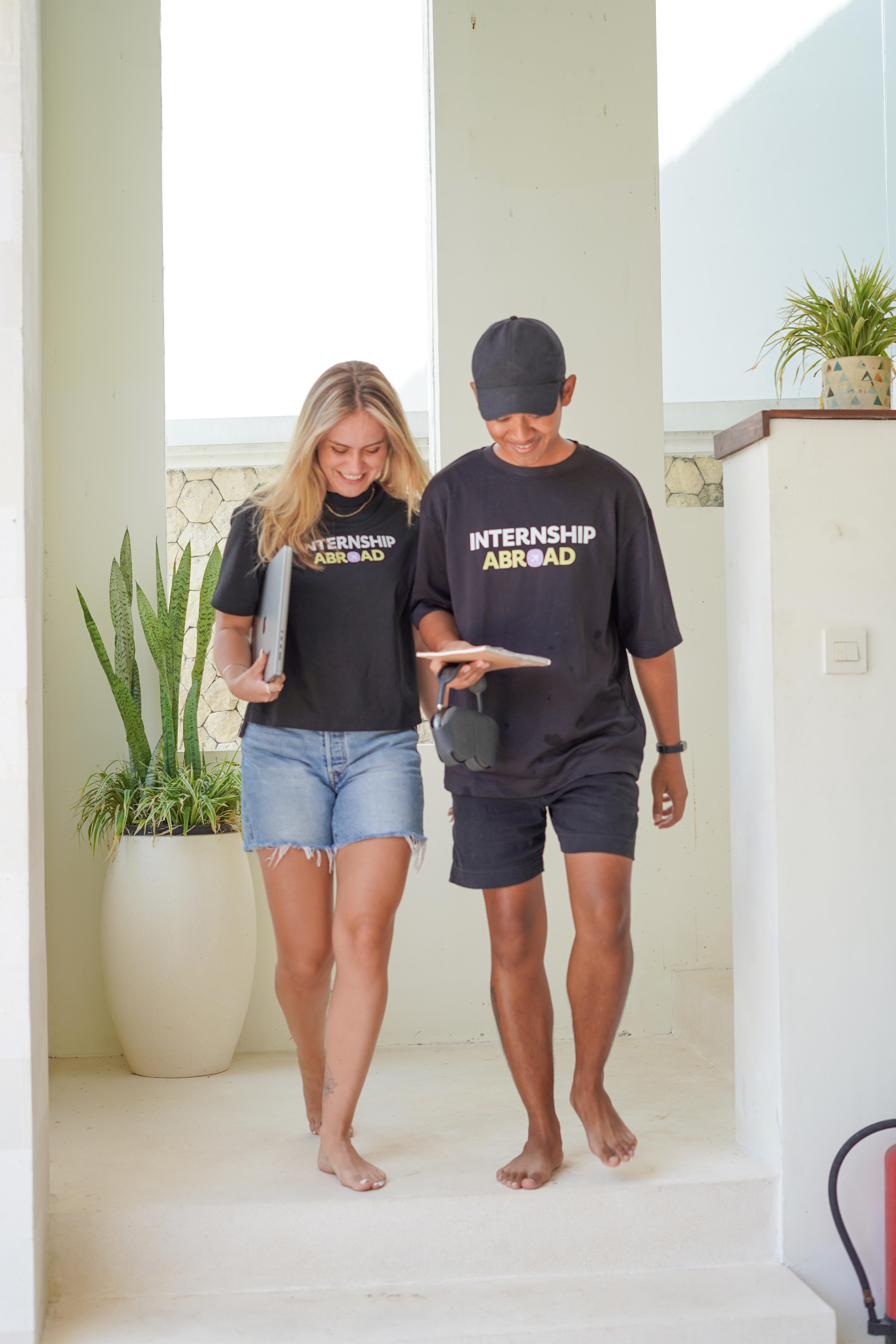 South African student on international internship