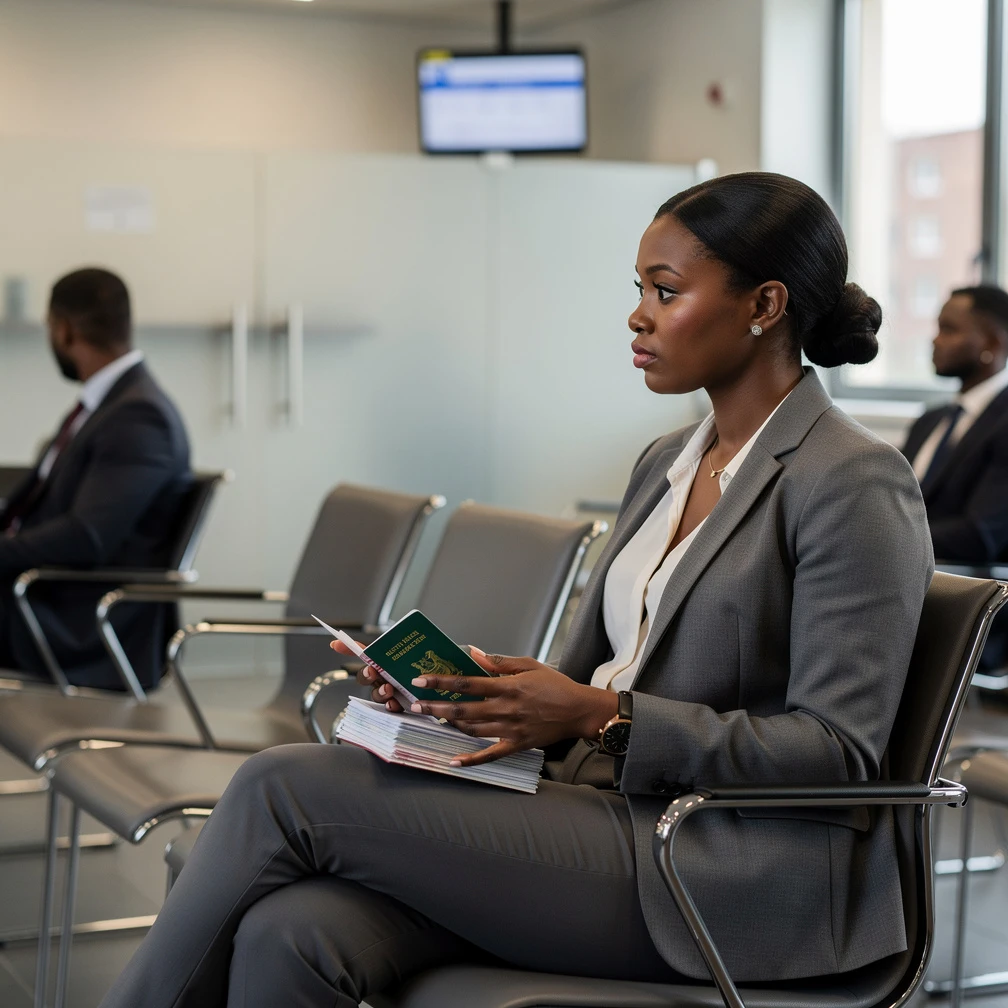 South African student at European consulate for Schengen visa appointment